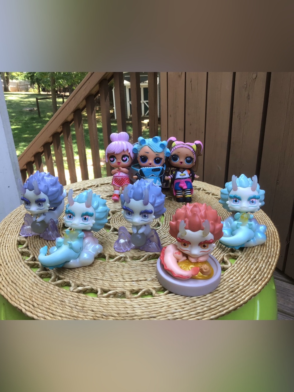 Eight Figures, (3) L.O.L Surprise! & (5) Dragons